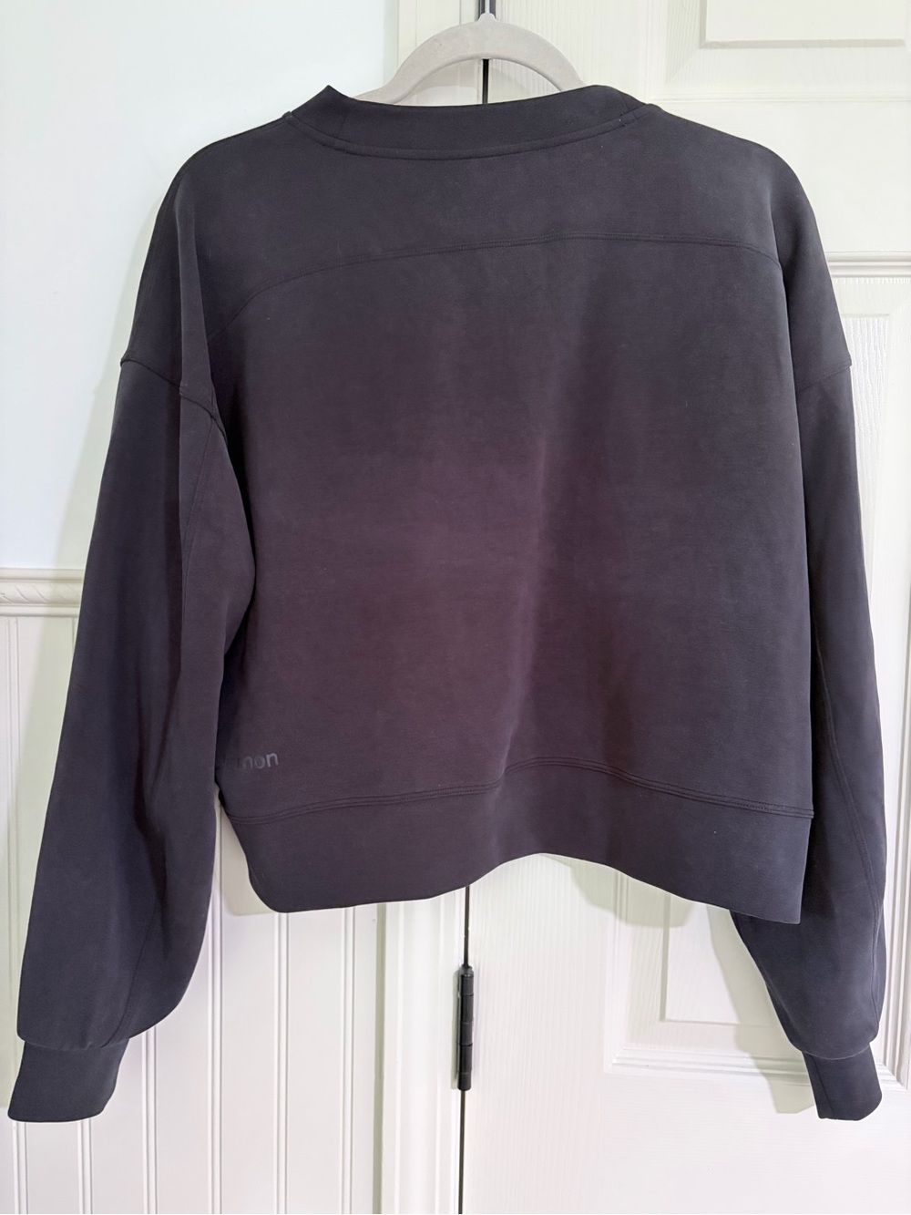 lululemon athletica Charcoal Boxy Crew Sweatshirt - Picture 2 of 4